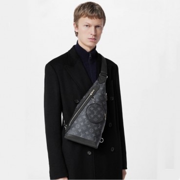 루이비통 남성 블랙 크로스백 - Louis Vuitton Mens Black Cross Bag 