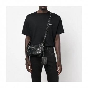 발렌시아가 남/녀 블랙 크로스백 - Balenciaga Unisex Black Cross Bag 