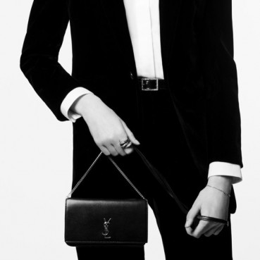 입생로랑 여성 블랙 크로스백 - Saint Laurent Womens Black Cross Bag 