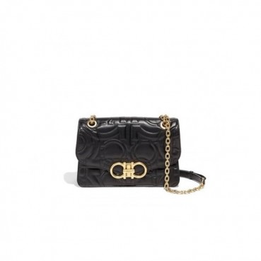 페라가모 여성 블랙 크로스백 - Ferragamo Womens Black Cross Bag 
