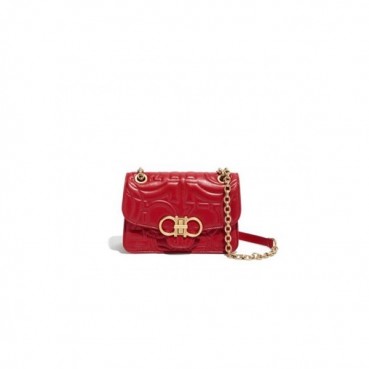 페라가모 여성 레드 크로스백 - Ferragamo Womens Red Cross Bag 