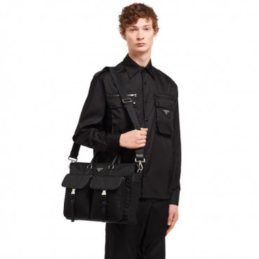 프라다 남성 블랙 크로스백 - Prada Mens Black Cross Bag 