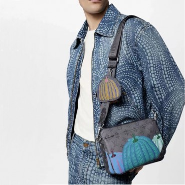 루이비통 남성 블랙 크로스백 - Louis Vuitton Mens Black Cross Bag 