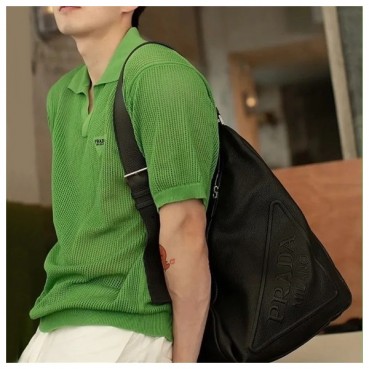 프라다 남성 블랙 크로스백 - Prada Mens Black Cross Bag 