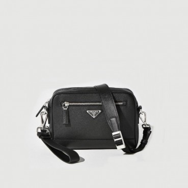 프라다 남성 블랙 크로스백 - Prada Mens Black Cross Bag 