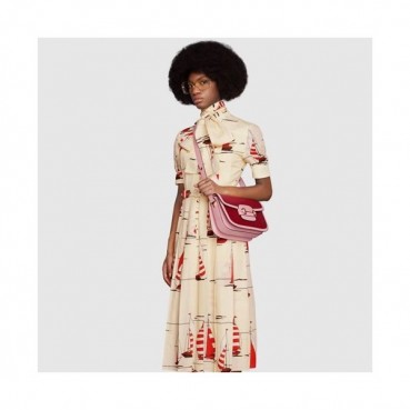 구찌 여성 레드 홀스빗 크로스백- Gucci Womens Red Cross Bag 