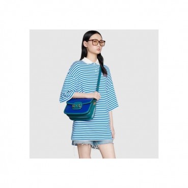 구찌 여성 블루 홀스빗 크로스백- Gucci Womens Blue Cross Bag 