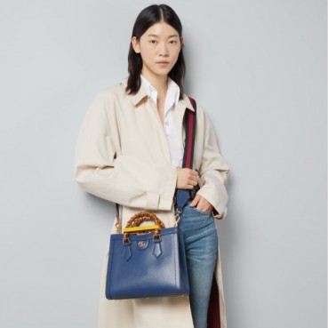 구찌 여성 블루 Diana 크로스백- Gucci Womens Blue Cross Bag 