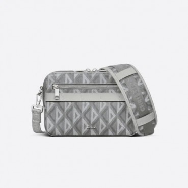 디올 남성 그레이 다이아몬드 크로스백 - Dior Mens Gray Cross Bag 