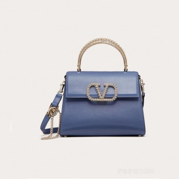 발렌티노 여성 블루 크로스백 - Valentino Womens Blue Cross Bag 