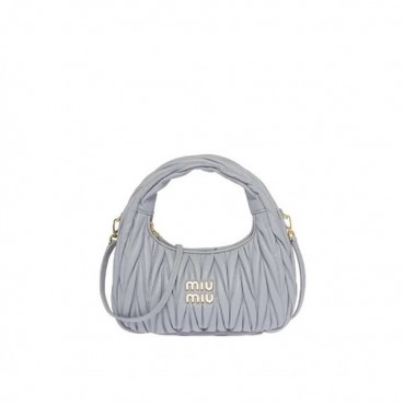 미우미우 여성 그레이 크로스백 - Miumiu Womens Gray Cross Bag 