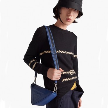 프라다 남성 블루 크로스백 - Prada Mens Blue Cross Bag 