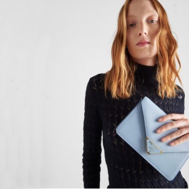 프라다 여성 블루 크로스백 - Prada Womens Blue Cross Bag 