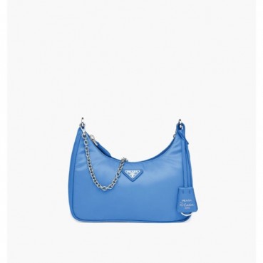 프라다 여성 블루 호보백 - Prada Womens Blue Hobo Bag 