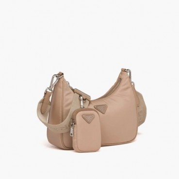 프라다 여성 베이지 호보백 - Prada Womens Beige Hobo Bag 