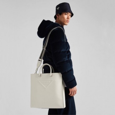 프라다 남성 화이트 크로스백 - Prada Mens White Cross Bag 