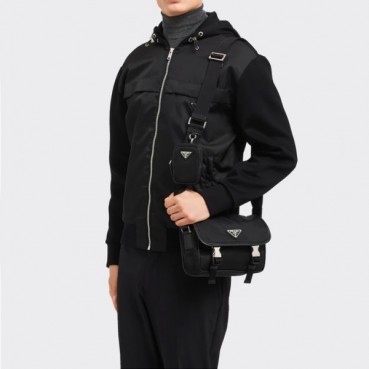 프라다 남성 블랙 크로스백 - Prada Mens Black Cross Bag 