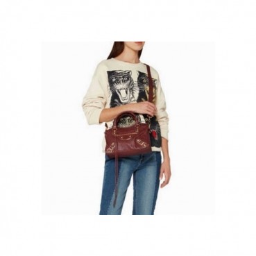 발렌시아가 여성 버건디 크로스백 - Balenciaga Womens Burgundy Cross Bag 