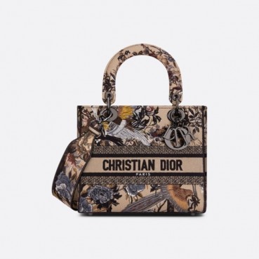 디올 여성 베이지 레이디백 - Dior Womens Beige Lady Bag 