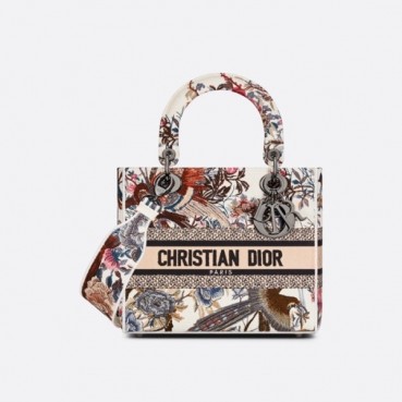 디올 여성 화이트 레이디백 - Dior Womens White Lady Bag 