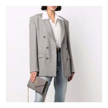 입생로랑 여성 그레이 크로스백 - Saint Laurent Womens Gray Cross Bag 