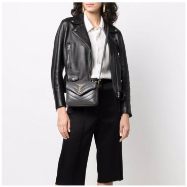 입생로랑 여성 그레이 크로스백 - Saint Laurent Womens Gray Cross Bag 