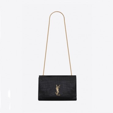 입생로랑 여성 블랙 크로스백 - Saint Laurent Womens Black Cross Bag 