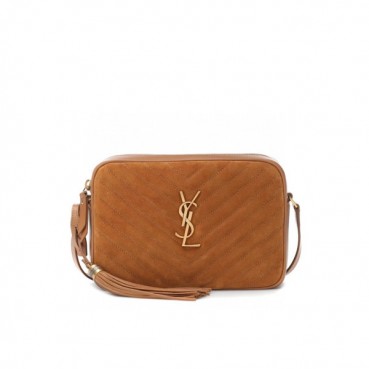 입생로랑 여성 카멜 크로스백 - Saint Laurent Womens Camel Cross Bag 