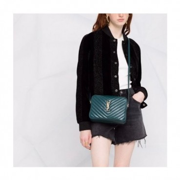 입생로랑 여성 블루 크로스백 - Saint Laurent Womens Blue Cross Bag 
