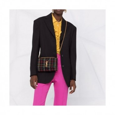입생로랑 여성 블랙 크로스백 - Saint Laurent Womens Black Cross Bag 