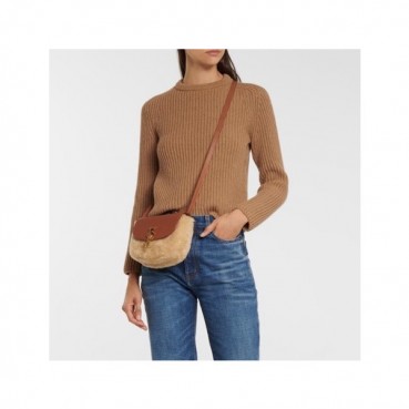 입생로랑 여성 카멜 크로스백 - Saint Laurent Womens Camel Cross Bag 