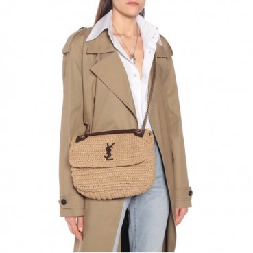 입생로랑 여성 베이지 크로스백 - Saint Laurent Womens Beige Cross Bag 