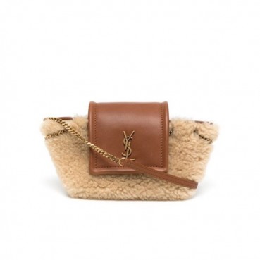 입생로랑 여성 카멜 크로스백 - Saint Laurent Womens Camel Cross Bag 