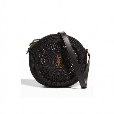 입생로랑 여성 블랙 크로스백 - Saint Laurent Womens Black Cross Bag 