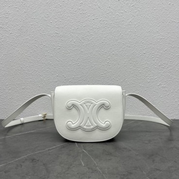셀린느 여성 트리오페 화이트 크로스백 - Womens White Cross Bag 