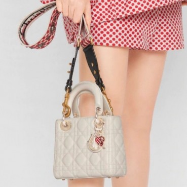 디올 여성 화이트 레이디백 - Dior Womens White Lady Bag 