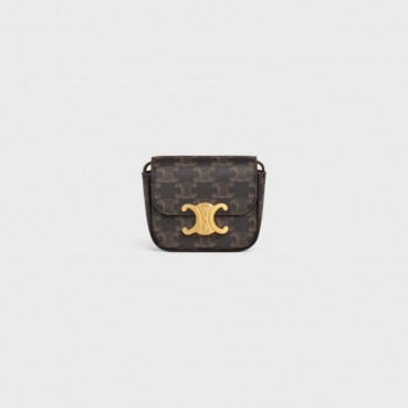 셀린느 여성 미니 트리옴페 크로스백 - Celine Womens Mini Triomphe Crossbody Bag 