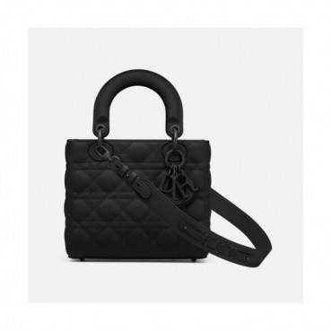 디올  여성 클래식 레이디백 Size(20cm) 블랙 - Dior   Women's Classic Lady