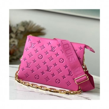 [유니크한]Louis Vuitton 2021 Women's Leather Cross Bag,26cm,M58628LOUB2428 - 루이비통 2021 여성용 레더 크로스백,26cm,핑크