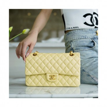 [러블리한]Chanel 2021 Classic Flap Cross Bag,25.5cm,CHAB1705 - 샤넬 2021 클래식 플랩 크로스백,25.5cm,옐로우