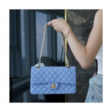 [러블리한]Chanel 2021 Classic Flap Cross Bag,25.5cm,CHAB1704 - 샤넬 2021 클래식 플랩 크로스백,25.5cm,블루