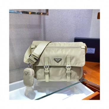 [프라다]Prada 2021 Women's Nylon Cross Bag,30cm,1BD671,PRAB0436 - 프라다 2021 여성용 나일론 크로스백,30cm,베이지