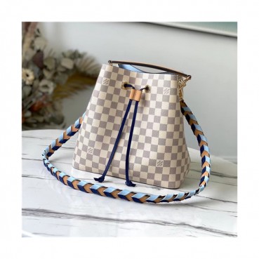 [유니크한]Louis Vuitton 2021 Women's Leather Bucket Cross Bag,26cm,N50042,LOUB2397 - 루이비통 2021 여성용 레더 버켓 크로스백,26cm,베이지