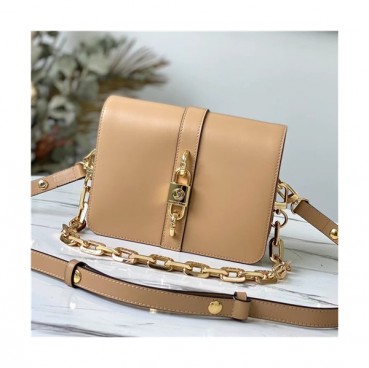 [루이비통]Louis Vuitton 2021 Women's Leather Cross Bag,22cm,M57745,LOUB2384 - 루이비통 2021 여성용 레더 크로스백,22cm,베이지