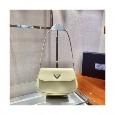 [유니크한]Prada 2021 Women's Leather Hobo Bag,23cm,1BD311,PRAB0427 - 프라다 2021 여성용 레더 호보백,23cm,옐로우