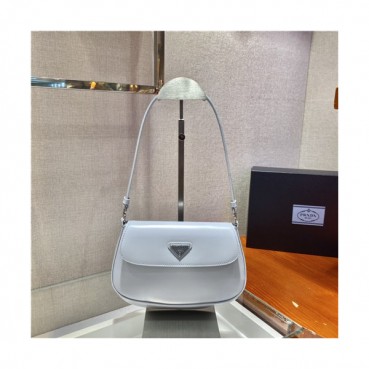 [유니크한]Prada 2021 Women's Leather Hobo Bag,23cm,1BD311,PRAB0426 - 프라다 2021 여성용 레더 호보백,23cm,퍼플