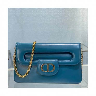 [디올]Dior 2021 Double Bag/Cross Bag,28cm,DIOB0666 - 디올 2021 더블백/크로스 백,28cm,블루