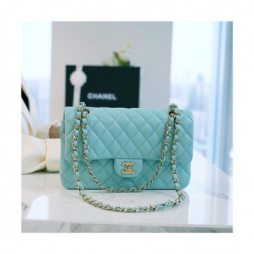 [러블리 신상]Chanel 2021 Classic Flap Cross Bag,25.5cm,CHAB1666 - 샤넬 2021 클래식 플랩 크로스백,25.5cm,블루