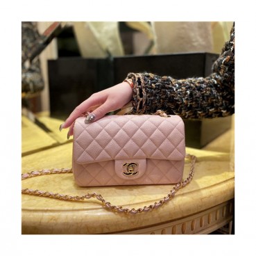 [러블리 신상]Chanel 2021 Classic Flap Cross Bag,20cm,CHAB1664 - 샤넬 2021 클래식 플랩 크로스백,20cm,핑크