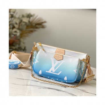 [루이비통]Louis Vuitton 2021 Multi Pochette Accessoires Cross Bag,24cm,M57634,LOUB2323 - 루이비통 2021 멀티 포쉐트 악세수아 크로스백,24cm,블루